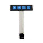 1x4 KEYPAD WITH MEMBRANE SWITCHES